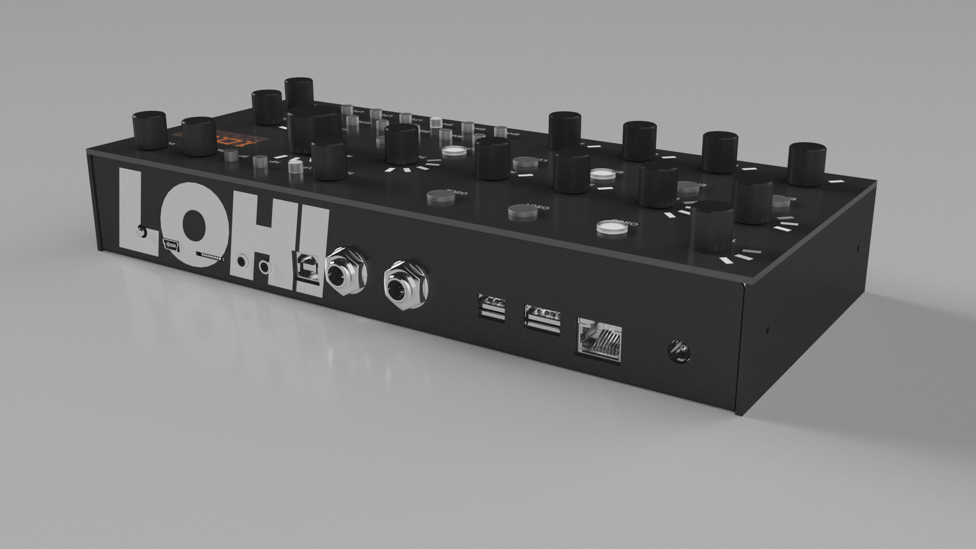 Bassline Junkie — low-angle rear view with LOHI logo and connectivity